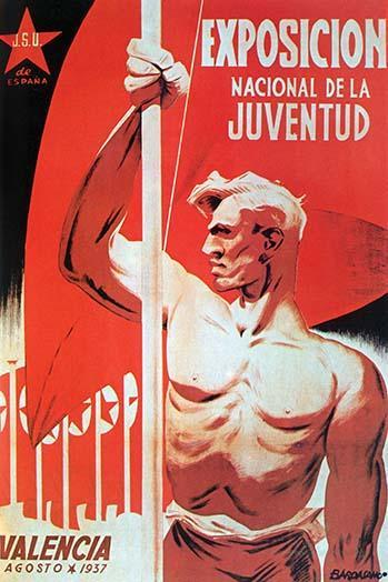 Primary image for National Youth Exhibition, Valencia 1937. 20 x 30 Poster