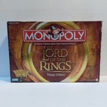 The Lord of the Rings Monopoly Trilogy Edition Hasbro 2003 LOTR No Ring - $14.80