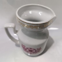 Vintage Porcelain Riga RPR Creamer Gold Ping Handpainted - $27.69