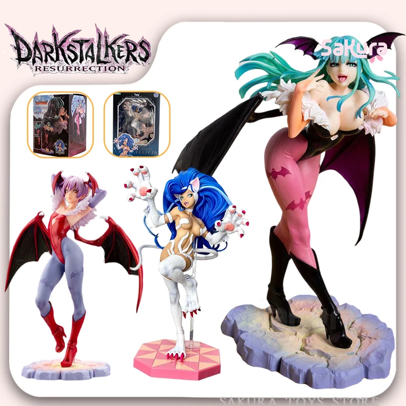  figure morrigan aensland anime figurine felicia pvc statue figure demon girl halloween thumb200