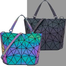 new Luminous bao bag reflective geometric bags for women Quilted Shoulder Bags P - £43.19 GBP