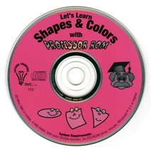 Let&#39;s Learn Shapes &amp; Colors! with Professor ROM (Ages 3-8) PC-CD - NEW in SLEEVE - £3.12 GBP