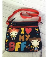 Disney Store Toy Story Woody Jesse Pop I Love My BFF Denim Crossbody Bag... - £32.68 GBP
