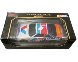 1994 Racing Champions 1/24 Scale Diecast Bank with Key Mark Martin 6 Valvoline - £15.94 GBP