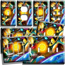 Solar System Space Planets Moon Stars Light Switch Outlet Plates Celestial Decor - £8.73 GBP+