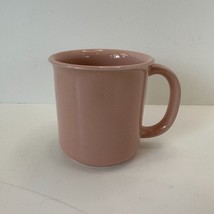 Vintage Crown Corning Mug Japan Pink D Handle Stoneware Coffee Tea - $7.85