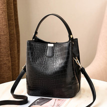 Vintage Bucket Bags Women Leather Crossbody Bags Handbags Ladies Hand Bags Shoul - £37.10 GBP