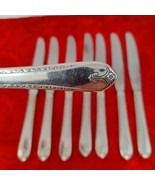 8 BK 1940&#39;S Wm ROGERS &quot;EXQUISITE&quot; Butter Knives Silver Plated Beautiful - €21,43 EUR