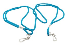 Teal Lanyard Keychain,  ID, Or  Cell Phone 36&quot; Rope Holder - Lot Of 2 - $8.90