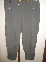 Women&#39;s Nylon Adidas Clima365 Capris 6 Pockets NICE!! Size 12-14 (UK Size 16) - £27.77 GBP