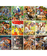 Animals Paint By Numbers Kit DIY Acrylic Oil Painting for Adults Beginne... - £13.28 GBP