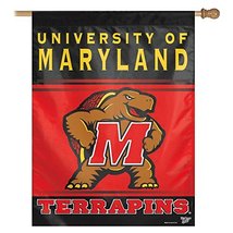University of Maryland Terps Vertical Outdoor House Flag, 27&quot; x 37&quot; - $28.74