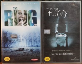 The Ring 1 (2002) + 2 (2005) Korean VHS Video Tape [NTSC] Korea - £39.33 GBP