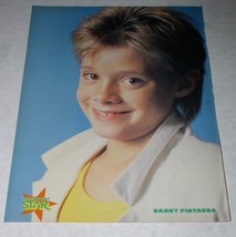 Danny Pintauro Tiger Beat Star Magazine Color Photo Clipping Vintage Oct. 1987  - £11.79 GBP