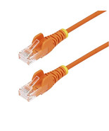 Startech N6PAT30ORS SLIM CAT6 CABLE ORANGE LSZH SLIM SNAGLESS RJ45 UTP P... - $778.08 MXN