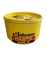JOHNSONS PAST WAX, CAN ABOUT 75% FULL, the older yellow wax - £37.24 GBP