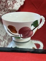 VINTAGE BLUE RIDGE SOUTHERN POTTERIES RED AUTUMN  APPLE CUP - £3.17 GBP