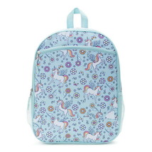 Wonder Nation Kids 16&quot; Laptop Backpack, Teal Haze Unicorn(D0102H5THS6.) - £27.34 GBP