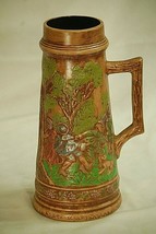 Des Sculp Farkas KY Mold Handpainted Ceramic Beer Stein Dancing Around Tree - £18.98 GBP