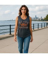 NFL Team Apparel Womens Large Chicago Bears Sleeveless Tank Top Charcoal... - $41.13 CAD