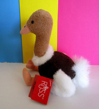 Ozzie The Ostrich - Russ Luv Pets 9&quot; Plush Toy Floppy Stuffed Animal Bird - £7.04 GBP