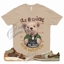 CRIME Shirt for 1 Low OG Zion Williamson Voodoo Flax Sesame Brown Green Fossil 2 - £18.40 GBP+