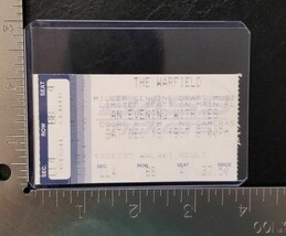 YES / JON ANDERSON -  DECEMBER 15, 1997 CONCERT TICKET STUB - $10.00