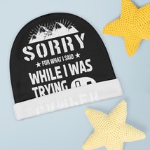 Funny Camper Parking Apology Infant Beanie Hat - £19.68 GBP