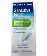 Bausch + Lomb Sensitive Eyes Rewetting Drops 1oz Contact Lenses - $41.04 CAD