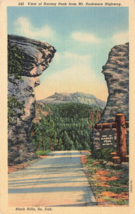 Postcard View of Harney Peak Mt. Rushmore Highway  Black Hills South Dakota G7 - £2.48 GBP