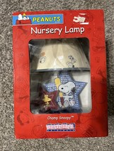 Snoopy &#39;Champ Snoopy&#39; Bedtime Originals 93024 Wooden Star Nursery Lamp N... - $43.95 CAD