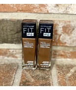 2x  LOT Maybelline Fit Me Matte + Poreless Foundation 375 Java - £9.27 GBP