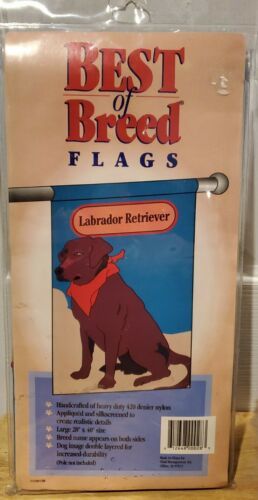 LABRADOR RETRIEVER Dog 28" x 40" Flag - Best of Breeds LAB Large Decorative Flag - £10.11 GBP