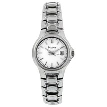 NEW* Bulova Womens 96M000 Silver Tone Stainless Steel Watch MSRP $175 - $105.00