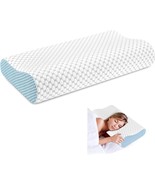Memory Foam Pillows - Cooling Pillow Neck Pillow with Dual-Sided Washabl... - £11.42 GBP