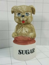 Critter Bells: Puppy sitting on a sugar jar Collector Bell  JASCO  #374 - £5.55 GBP