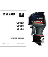 Yamaha VF200 VF225 VF250 SHO VMax Outboard Motor Service Manual CD - 200 225 250 - $12.99