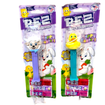 Pez Candy and Dispenser Lot of 2 Easter Full Body Chick and Lamb Head Sealed - £9.87 GBP