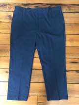 Vtg Red Kap Navy Blue Polyester Cotton Blend Industrial Work Pants Mens ... - $29.99