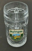 Ayinger Liter Beer Dimpled Mug Glass 0.5L - £25.25 GBP