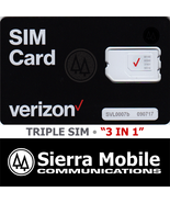 10x VERIZON Triple SIM Card LOT &quot;3 in 1&quot; NANO • CDMA 4G 5G LTE  VZW • NEW - £19.27 GBP