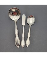 Oneida Deluxe 1847 ROGERS Set of 3 Sugar Spoon, Butter Knife, Serving Co... - £19.74 GBP