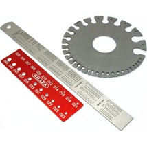 3 Jewelers Bur Wire Gauge Ruler Beading Measuring Tool Tools Jewelry Repair - $22.95