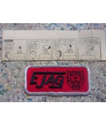 embroidered E-JAG sew on patch, Road Track artical and e-Type picture - $181.40 MXN