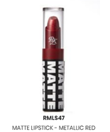 RK BY KISS  MATTE LIPSTICK METALLIC RED COLOR MATTE LIPSTICK RMLS47 - €2,52 EUR