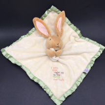 Guess How Much I Love You Lovey Bunny Security Blanket Satin Trim Soother - £11.28 GBP