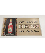 Heinz tomato ketchup 57 years of Heinz 57 varieties metal sign  - €38,68 EUR