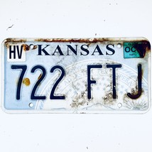  United States Kansas Harvey County Passenger License Plate 722 FTJ - £13.39 GBP