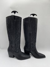 Women’s Crown Vintage Sila Western Boot Black Size 8M/39 - $54.44