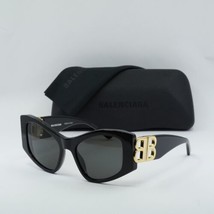 BALENCIAGA BB0287S 001 Black/Grey 55-19-130 Sunglasses New Authentic - £231.10 GBP